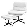 ALFORDSON Office Chair Armless White