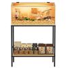 Bingopaw wooden hamster cage with shelf led light 80x39.6x116cm