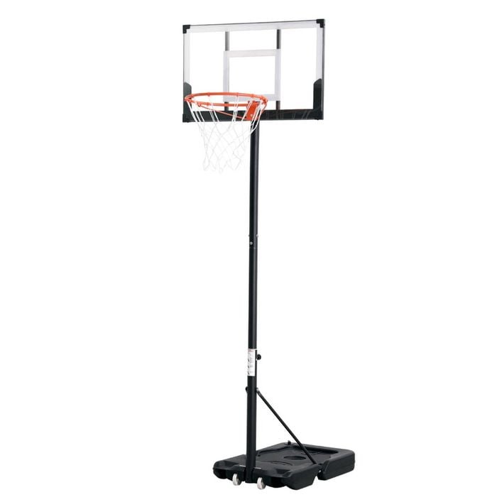 Everfit 3.05m Portable Basketball Hoop Knob Adjustable Height PET Backboard Wheeled Base