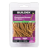 Buildex 8G x 65mm Gold Passivated Plasterboard Screws - 100 Pack