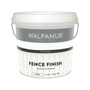 Walpamur 4L White Fence Finish - 4L