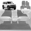 6D Diamond Car Floor Mats for Suzuki Jimny XL 2023-Current Manual Full Set-Grey-Outback GT