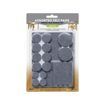 Slipstick Assorted Grey Floor Protection Felt Pads - 37 Pack