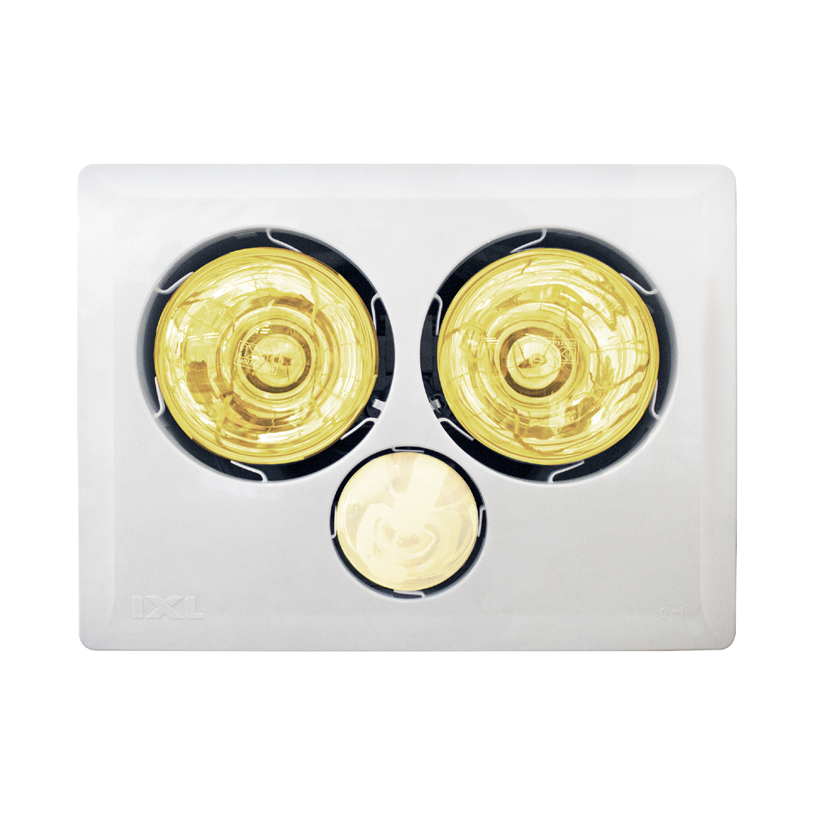 IXL Tastic 2 x 275W Triumph 2 In 1 Bathroom Heat And Light