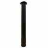 Adoored 76 x 710mm Black Round Adjustable Furniture Leg