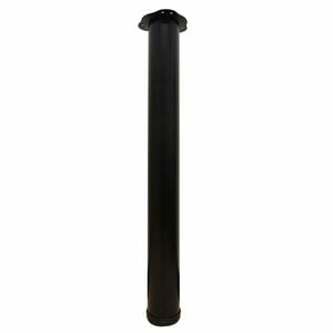 Adoored 76 x 710mm Black Round Adjustable Furniture Leg