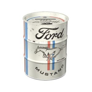 Nostalgic-Art Money Box Oil Barrel Ford Mustang