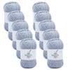 10pk Malli Super Blend Basic Crochet Knitting Yarn 8ply 100g 16x9cm Koala