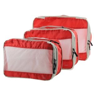 Compact Electrolight Packing Cubes Travel Space Saving s in Red