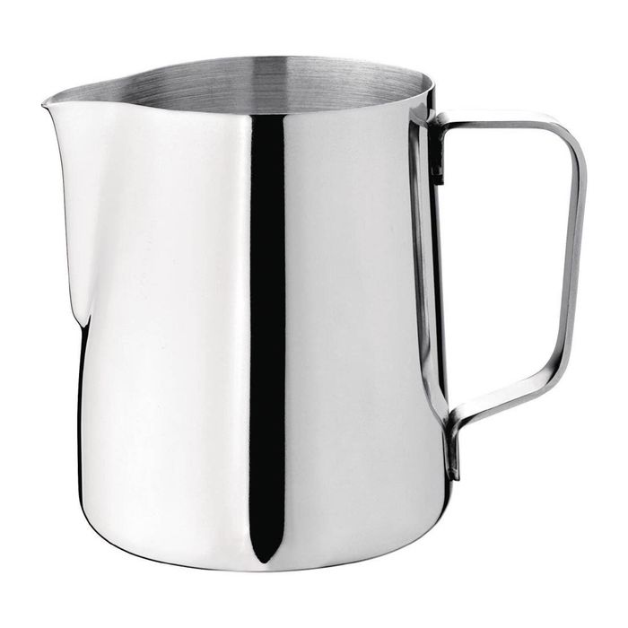Olympia Milk Jug Stainless Steel 340ml Barista Coffee Frothing Pitcher