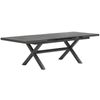 FurnitureOkay Mosman Sintered Stone Outdoor Extendable Dining Table (200/260x100cm) - Charcoal