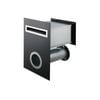 Sandleford Black Front And Back Frontier Letterbox with Newspaper Sleeve
