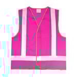 Craftright Medium Hi Vis Pink Vest