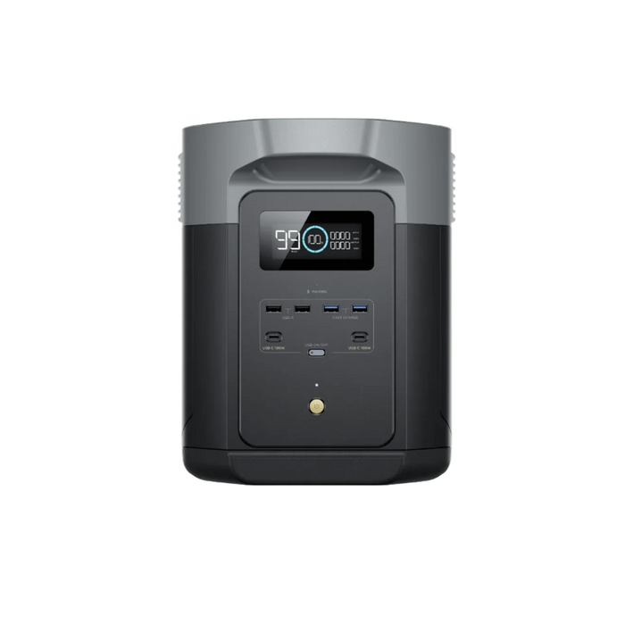 EcoFlow Delta 2 Max Power Station with maximum 2400W AC output & Built in 2048Wh (170Ah@12V) Battery Capacity