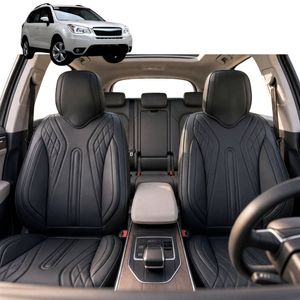 Australian Goose Front Seat Covers for Subaru Forester 2013 - 2018 (SJ) - PU Leather, Black (2pc)