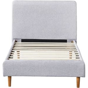 Bendigo Bed Frame - Single - Fabric - Light Grey