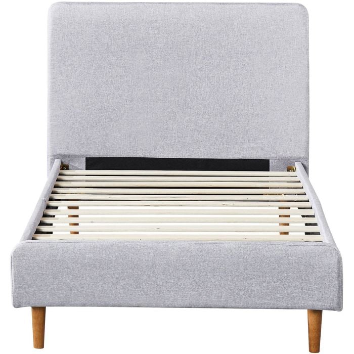 Bendigo Bed Frame - Single - Fabric - Light Grey