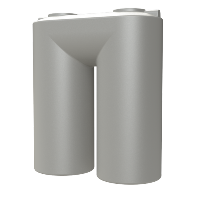 Melro Tanks 7510L Slimline Poly Water Tank - Birch Grey