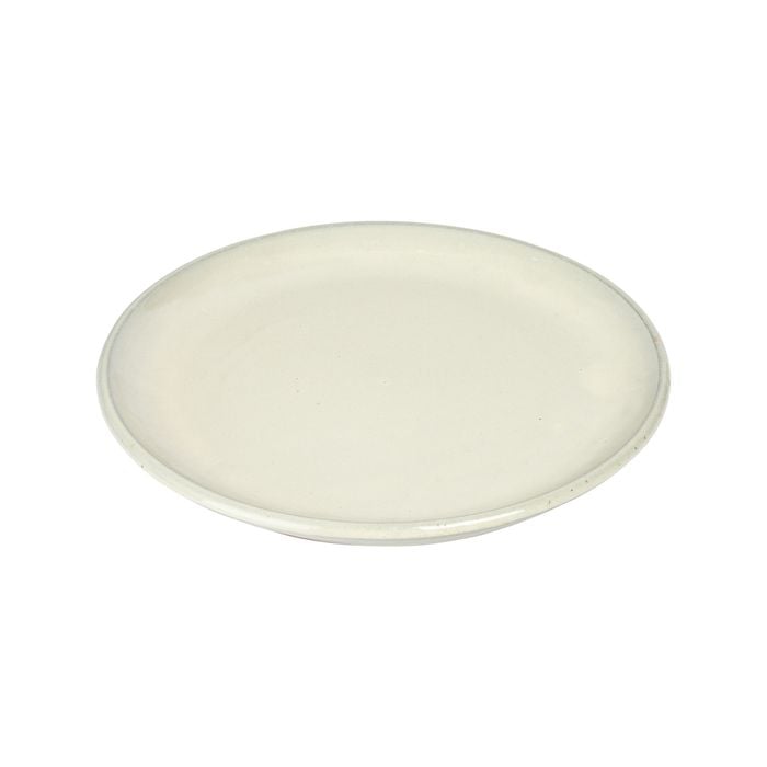 Northcote Pottery 34cm Cream Glazed Terracotta Saucer