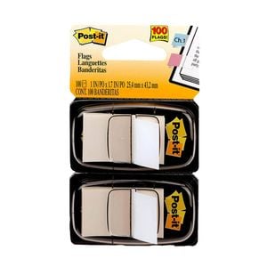 Post-it Twin Pack Flags 100pcs (White)