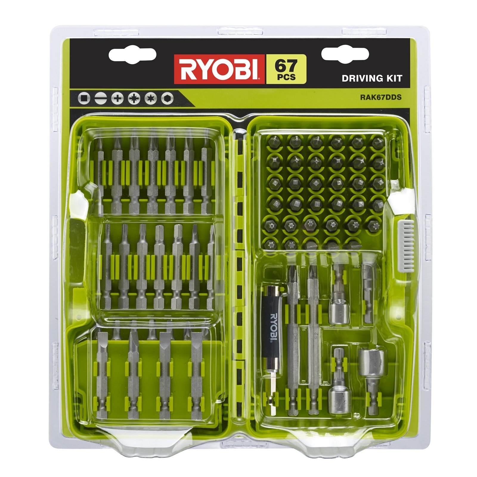 Ryobi Drill Driver Bit Set 67pc Bunnings New Zealand