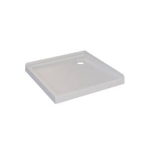 Stein 900 x 900mm White Square Acrylic Offset Waste Tray 