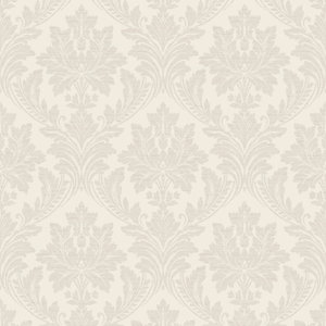 Grandeco 53cm x 10.05m Neutral Damask Wallpaper