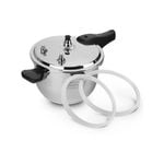 SOGA 4L Pressure Cooker with Seal – Stainless Steel