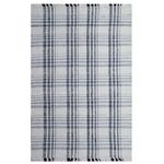 Handwoven Dhurrie Rug-Legend 6361-Ivory/Ash Grey-160x230cm