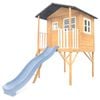 Lifespan Kids Burleigh Cubby House with 2.2m Slide (Pastel Blue)