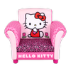 Hello Kitty Kids Upholstered Arm Chair