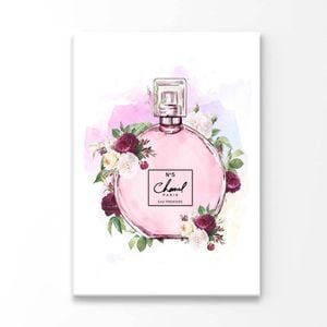 Pink Elegant Perfume Print 100% Australian Made 90 x 120cm (Acrylic)