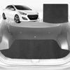 6D Diamond Car Boot Mat for Hyundai i30 (GD)2012-2016-Cargo Mat-Black-Outback GT