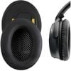 Black Replacement Ear Pads Cushions for Bose QuietComfort 45 QC45 Headphone