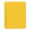 Marbig A4 Refillable 20P Insert Cover Display Book (Yellow)