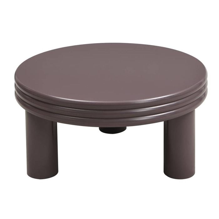 Luca Coffee Table Round Raisin Purple
