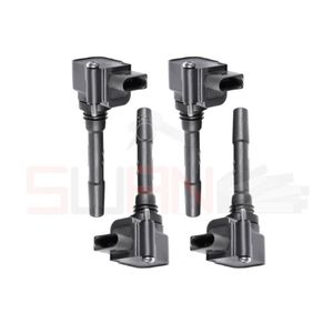 Set of 4 SWAN Ignition Coils for Porsche 718 Boxter/Cayman 982 2016+ 2.0L 2.5L Turbo