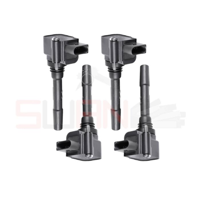 Set of 4 SWAN Ignition Coils for Porsche 718 Boxter/Cayman 982 2016+ 2.0L 2.5L Turbo