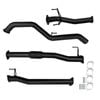 Ignite Exhausts Dpf Back For Isuzu D-max 3l 2016 - 2020 3" With Pipe Only Black Aluminised Steel