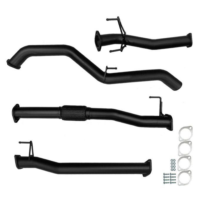 Ignite Exhausts Dpf Back For Isuzu D-max 3l 2016 - 2020 3" With Pipe Only Black Aluminised Steel