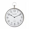 Ssh Collection Daniel & Ashley 40cm Round Wall Clock With Nickel Surround And White Face