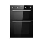 Bellini 60cm Black 13 Function Double Oven