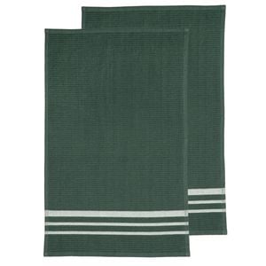 2PK Ladelle Terry Cotton 45x70cm Kitchen Towel Cleaning Dish Drying Cloth Green