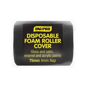 UNi-PRO 75 x 4mm Nap Disposable Foam Roller Cover