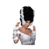 Monster Bride Curly Wig Adult Halloween Party Beehive Bun Hair Costume Accessory