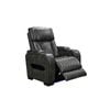 1R Electric Recliner LED Air Leather Dark Grey