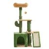 i.Pet Cat Tree Tower 101cm Scratching Post Furniture Scratcher House Green
