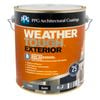 PPG Paints 4L Black Gloss Weather Tough Exterior Paint - 4L