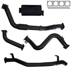 Ignite Exhausts Turbo Back For Toyota Landcruiser 79 Series V8 S/cab 3" No Cat & Muffler 409 Stainless Steel