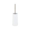 Barelli Matte White Plastic Toilet Brush & Holder
